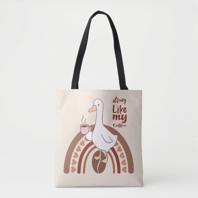 Strong Coffee Tote Bag (Front)