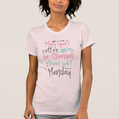 strong coffee yoga wine funny graphic design T_Shirt