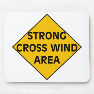Strong Cross Wind Area Mousepad