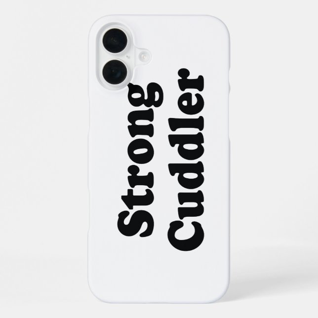 Strong Cuddler Iphone Case (Back)