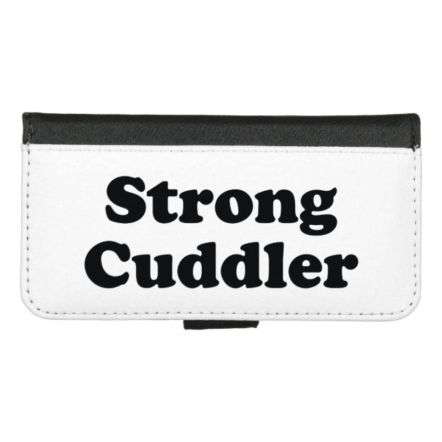 Strong Cuddler iPhone Wallet Case (Front (Horizontal))