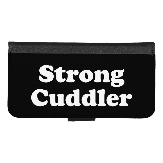 Strong Cuddler iPhone Wallet Case (Front (Horizontal))