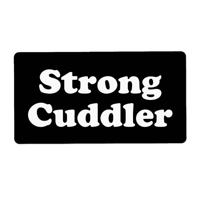 Strong Cuddler Label (Front)