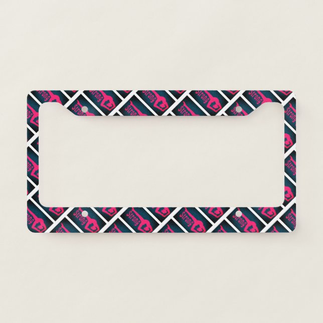 Strong Dancer Gymnast License Plate Frame (Front)