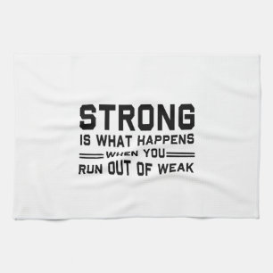 Strong Defined Towel