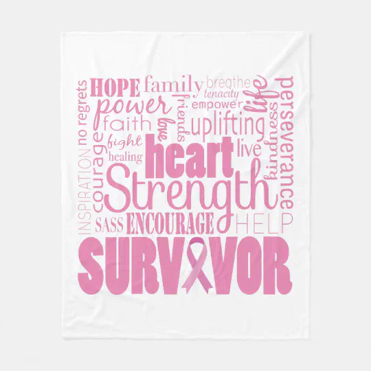 Black Woman Survivor Fighter Breast Cancer Throw