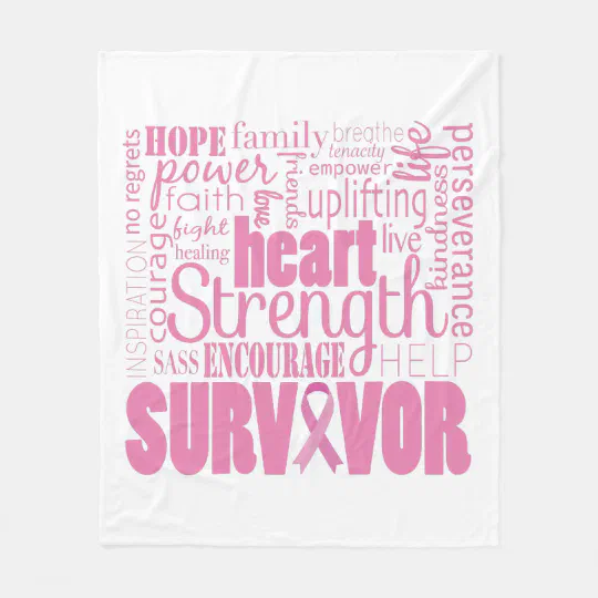 Black Woman Survivor Fighter Breast Cancer Throw