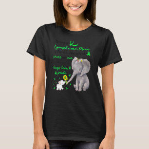 Strong Elephant Lymphoma Mom Twice The Love T-Shirt