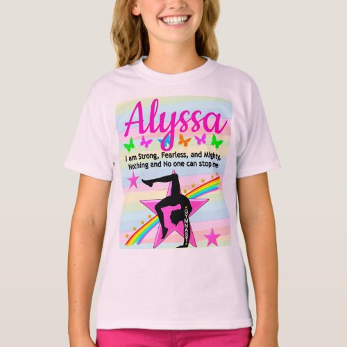 STRONG FEARLESS AND MIGHTY GYMNAST T_Shirt