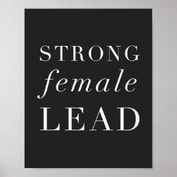 Strong Female Lead Funny Actor Quote Poster