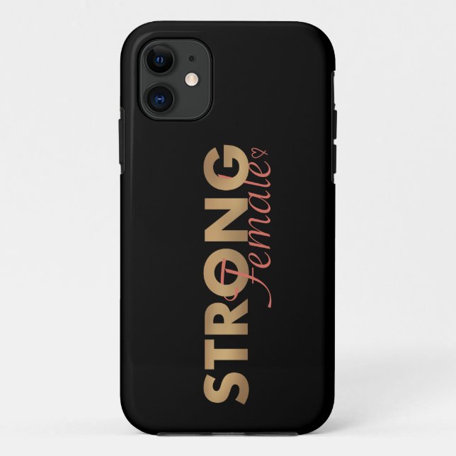 Strong Female - Women Empowerment Case-Mate iPhone Case (Back)