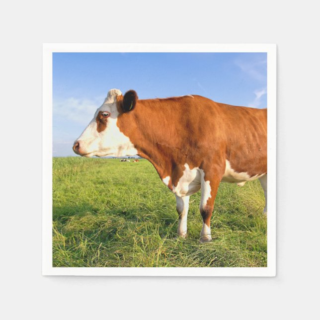 Strong Friesian cow Napkins (Front)