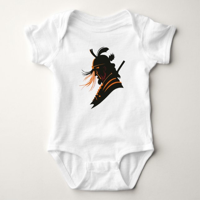 Strong Gaming Character Baby Bodysuit (Front)