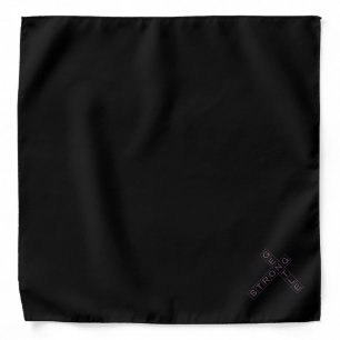 STRONG&GENTLE (black)   Bandana