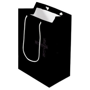 STRONG&GENTLE (black) MEDIUM PAPER BAG