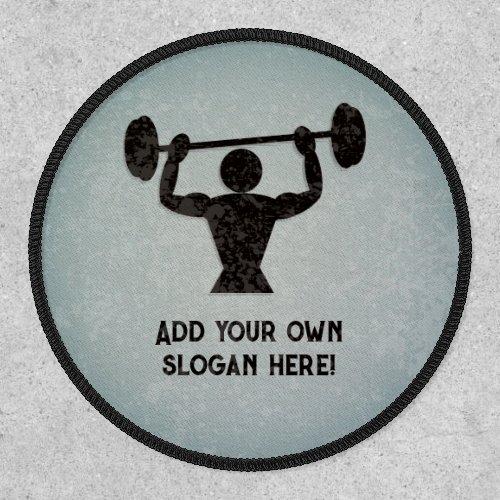 Strong Guy _ Weight Lifting Gym Bro _ Custom Text Patch