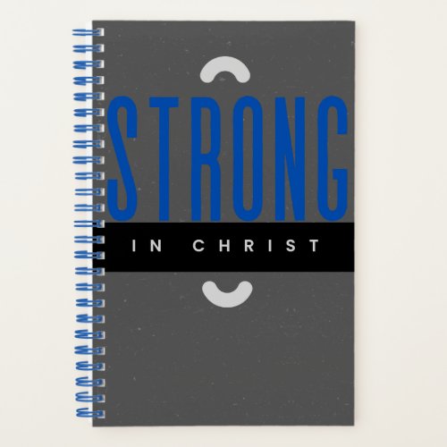 Strong In Christ JournalDevotionalWriting Notebook