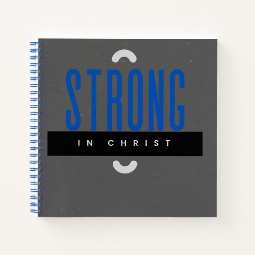 Strong In Christ JournalDevotionalWriting Notebook