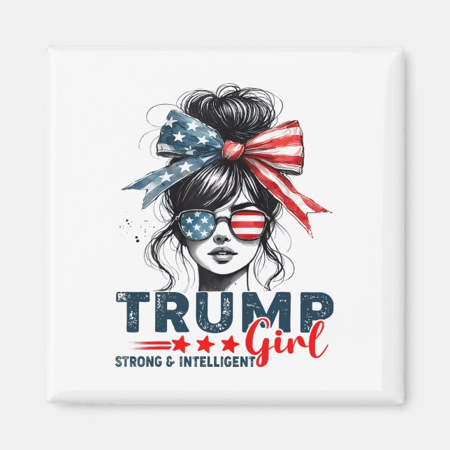 Strong Intelligent Women For Trump Girl Mega  Magnet (Front)
