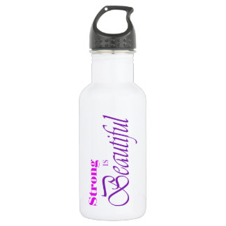 Strong Is Beautiful Stainless Steel Water Bottle