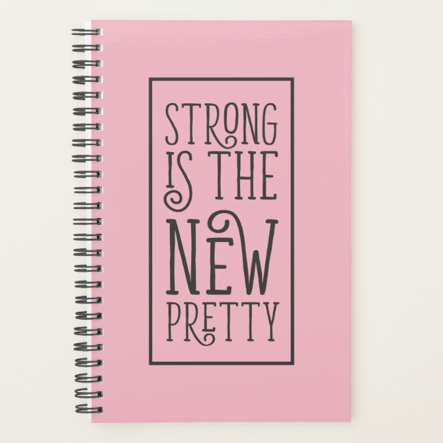 Strong is the New Pretty Weekly Planner (Front)