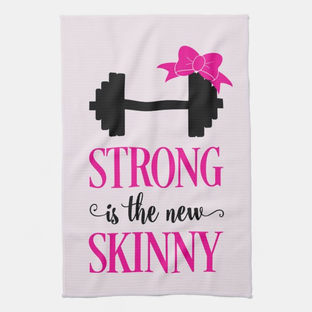 Strong Is The New Skinny (weights) Towel (Vertical)