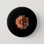 Strong Is The Only Choice Uterine Cancer Awareness Button at Zazzle