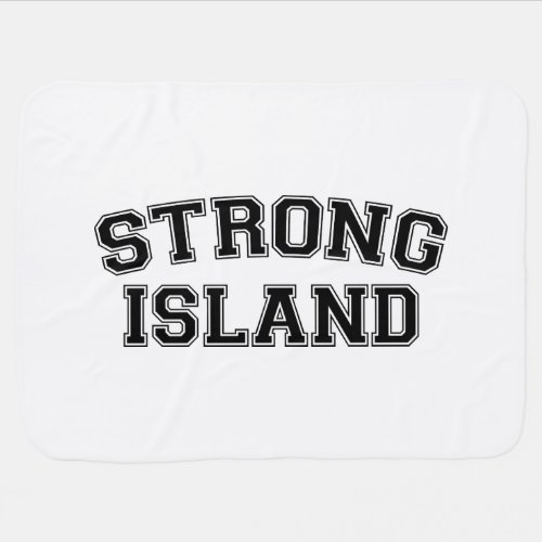 Strong Island NYC USA Baby Blanket