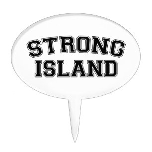 Strong Island, NYC, USA Cake Topper