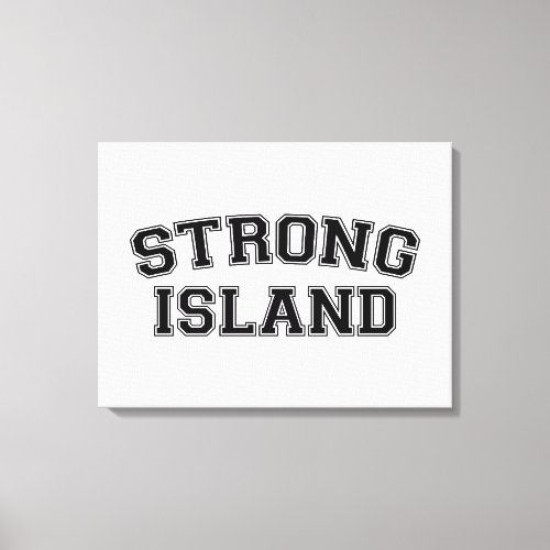 Strong Island NYC USA Canvas Print