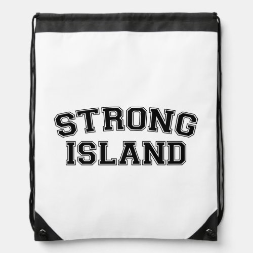 Strong Island NYC USA Drawstring Bag