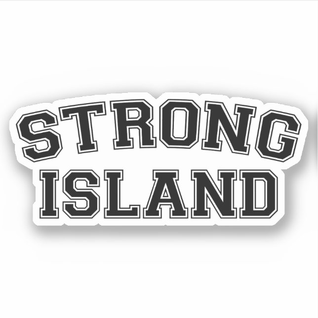 Strong Island, NYC, USA Sticker (Front)