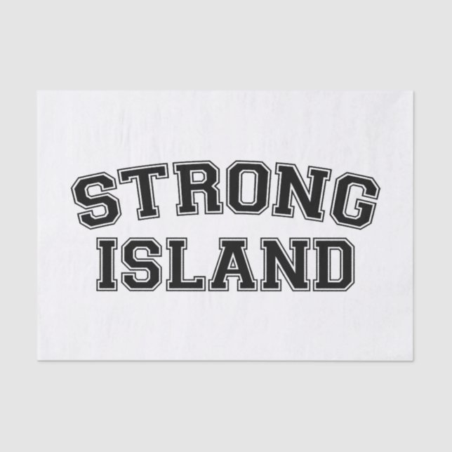Strong Island, NYC, USA Tissue Paper (Front)