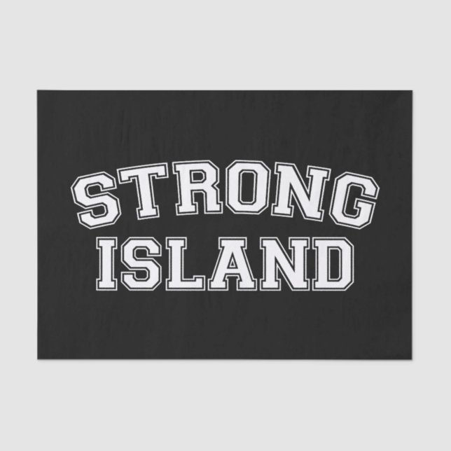 Strong Island, NYC, USA Tissue Paper (Front)