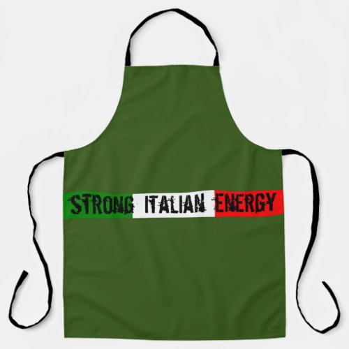 Strong Italian energy   Apron