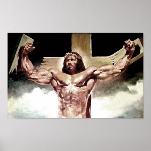 Strong Jesus Poster