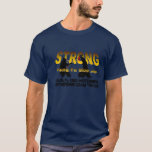 Strong Kung Fu Moe Joe T-shirt at Zazzle