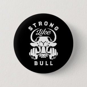 Strong Like A Bull Powerlifting Bodybuilding 7  Button