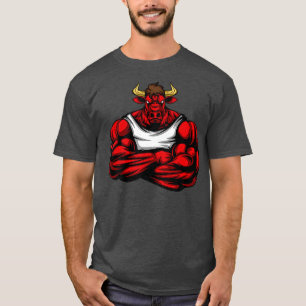 Strong Like Bull Bodybuilding Weightlifting Gym  T-Shirt