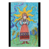 Strong Like the Sun Ukrainian Folk Art (Front)