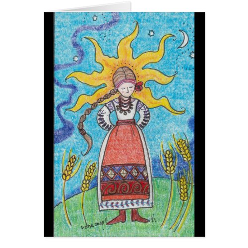 Strong Like the Sun Ukrainian Folk Art