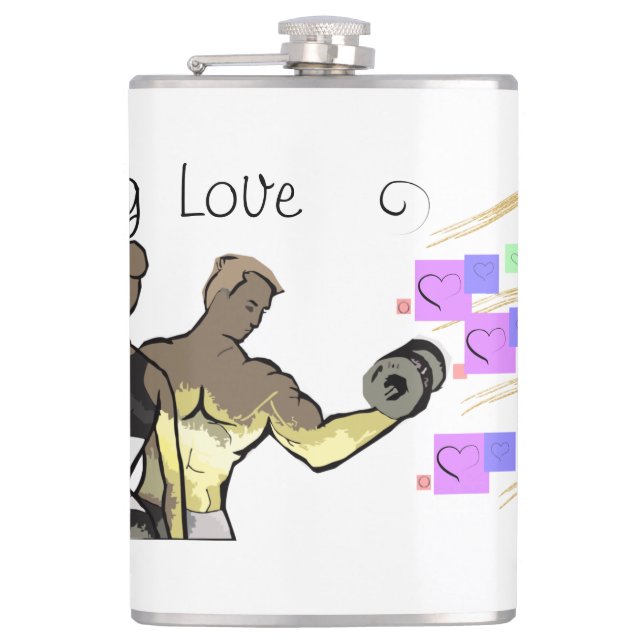 Strong Love Bottle Flask (Front)
