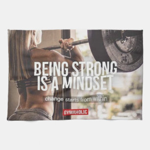 Strong Mindset - Women's Fitness Inspirational Towel
