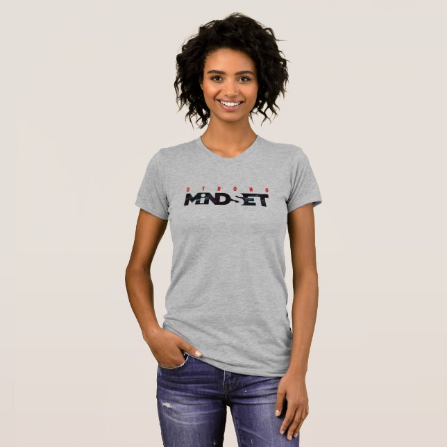 Strong Mindset | Women's Slim Fit T-Shirt (Front Full)