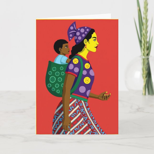 Strong Mom Graphic Art Card (Front)
