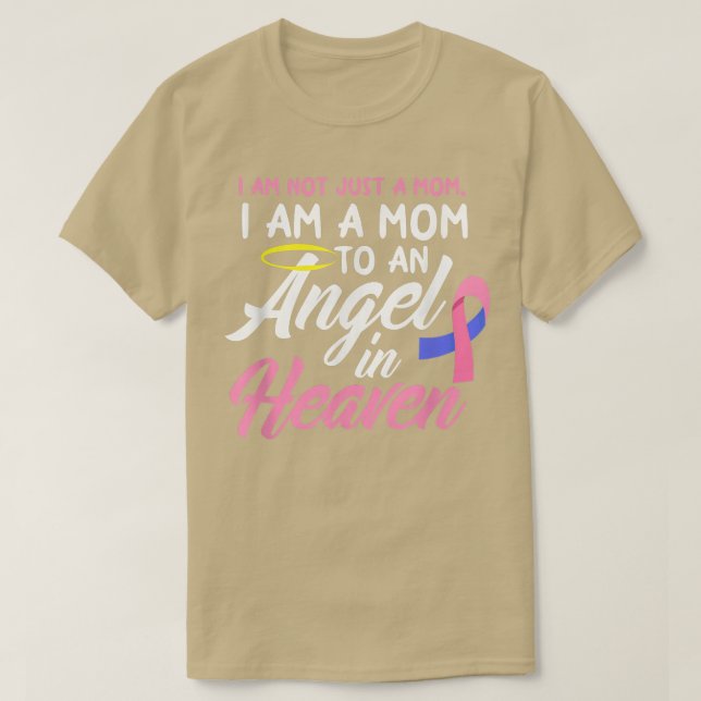 Strong Mom Mother Pregnancy Infant Loss Awareness  T-Shirt (Design Front)