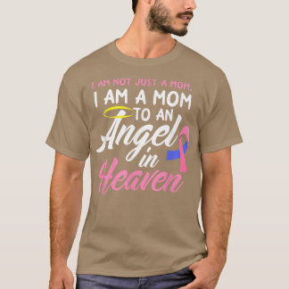 Strong Mom Mother Pregnancy Infant Loss Awareness  T-Shirt