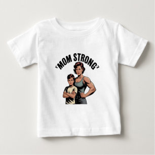 strong mom vintage baby T-Shirt