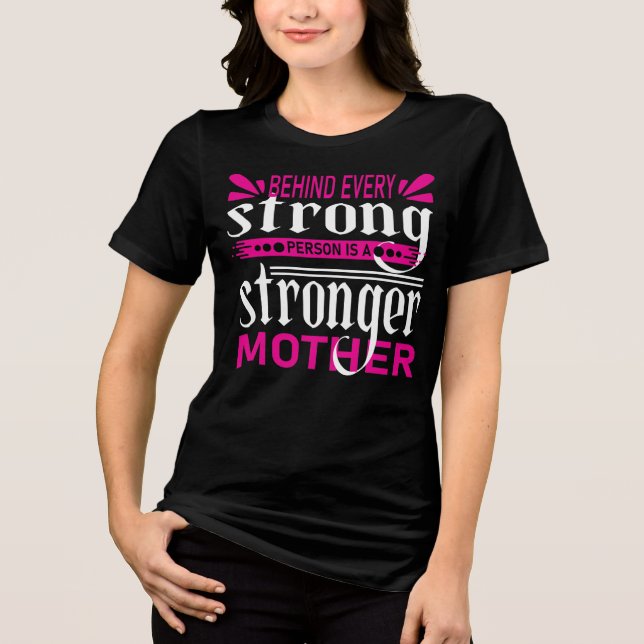 Strong Mother Best Tri-Blend Shirt (Front)