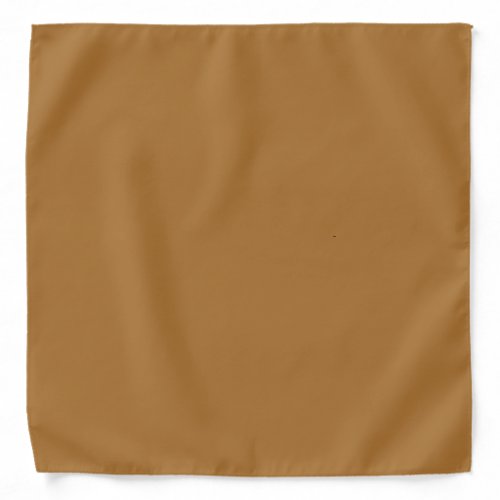  strong orangebrown solid color bandana